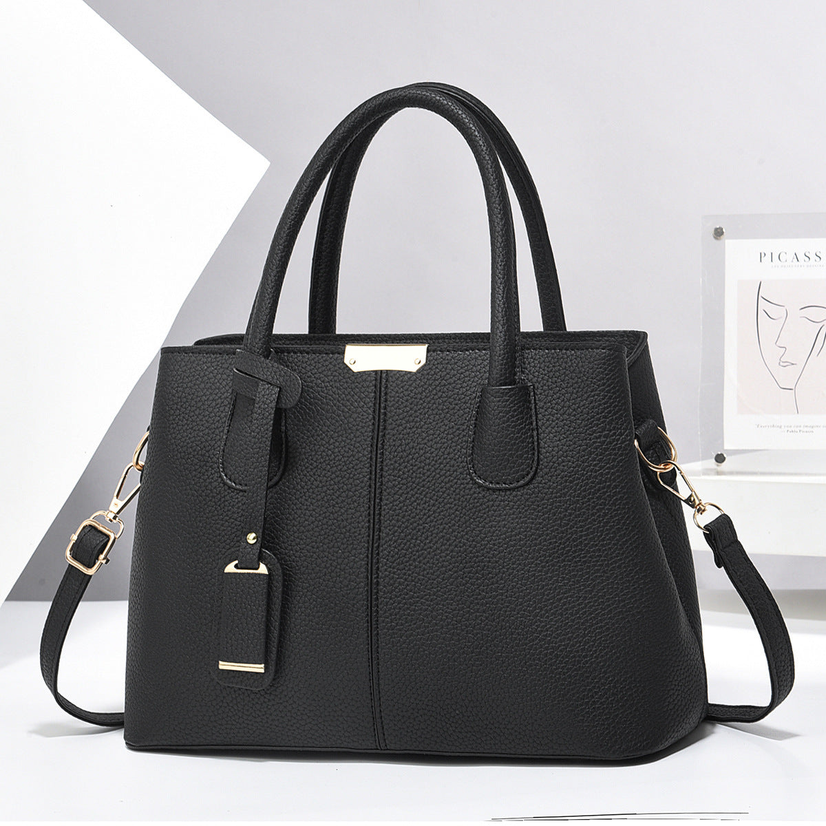 Women PU Leather Handbags Ladies Large Capacity Tote Bag Female Square Shoulder Bags New Fashion Crossbody Bags Abysaz Kollectionz