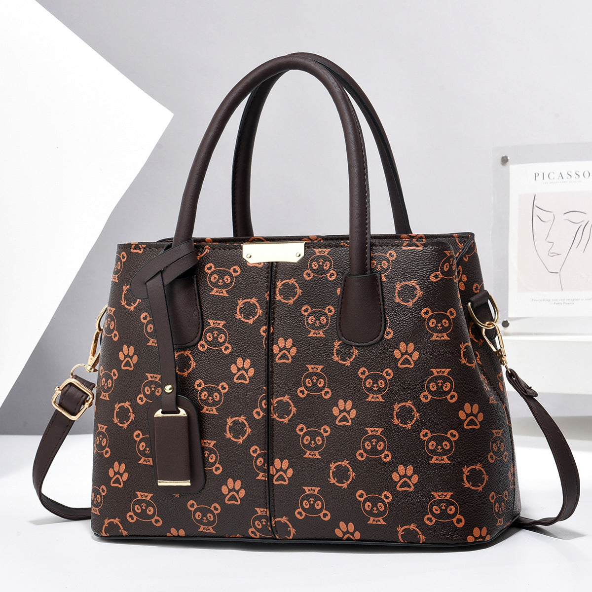 Women PU Leather Handbags Ladies Large Capacity Tote Bag Female Square Shoulder Bags New Fashion Crossbody Bags Abysaz Kollectionz