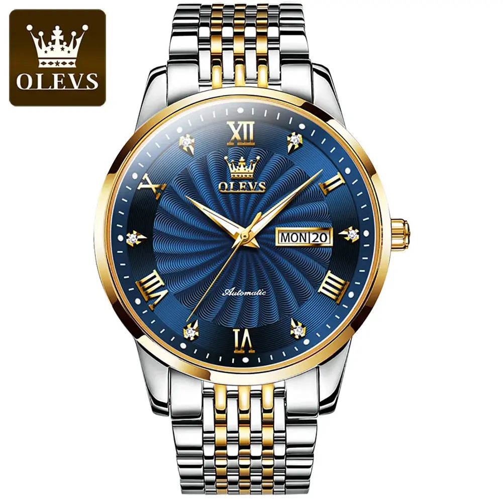 Top Brand Luxury Watch for Men Automatic Movement Mechanical Male Wristwatch Waterproof Stainless Steel Men'S Watches