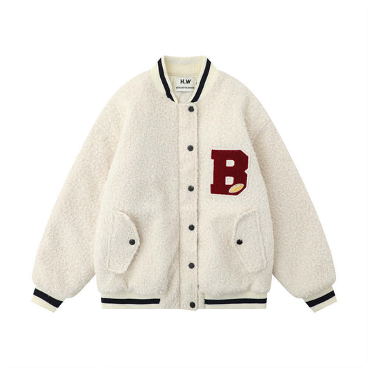 Lamb Wool Baseball Uniform Cotton Clothes Men Abysaz Kollectionz