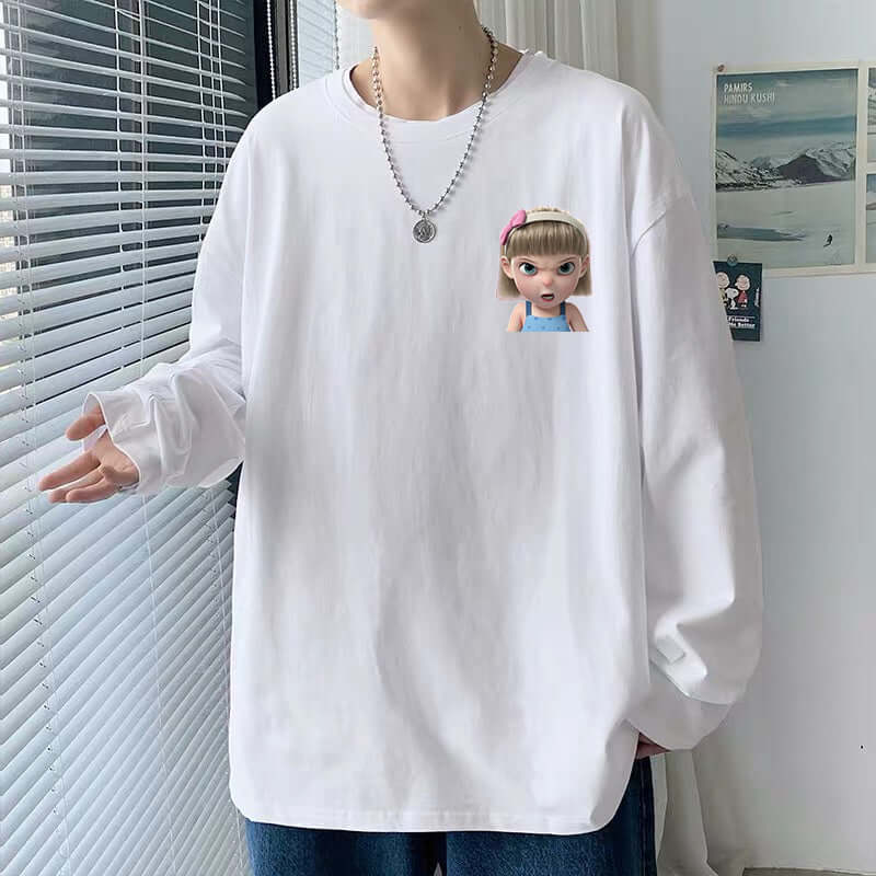 Loose Autumn Clothes Student Men Plus Size - Abysaz Kollectionz