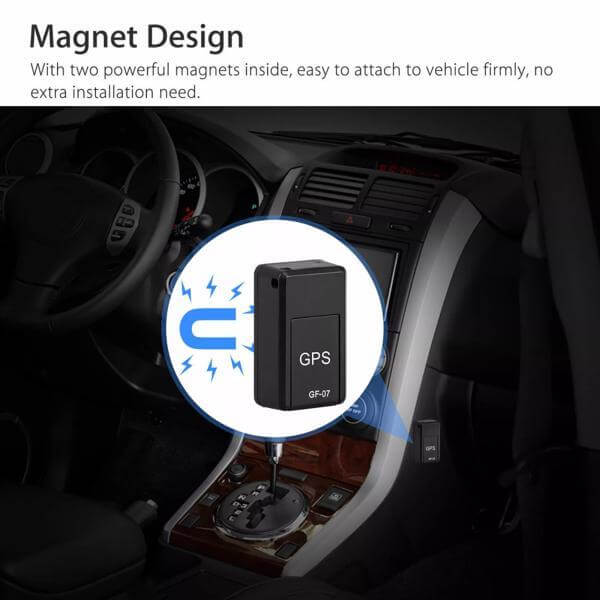 Magnetic GF07 Mini GPS Real Time Car Location Tracker GSM-GPRS Tracking Device Abysaz Kollectionz