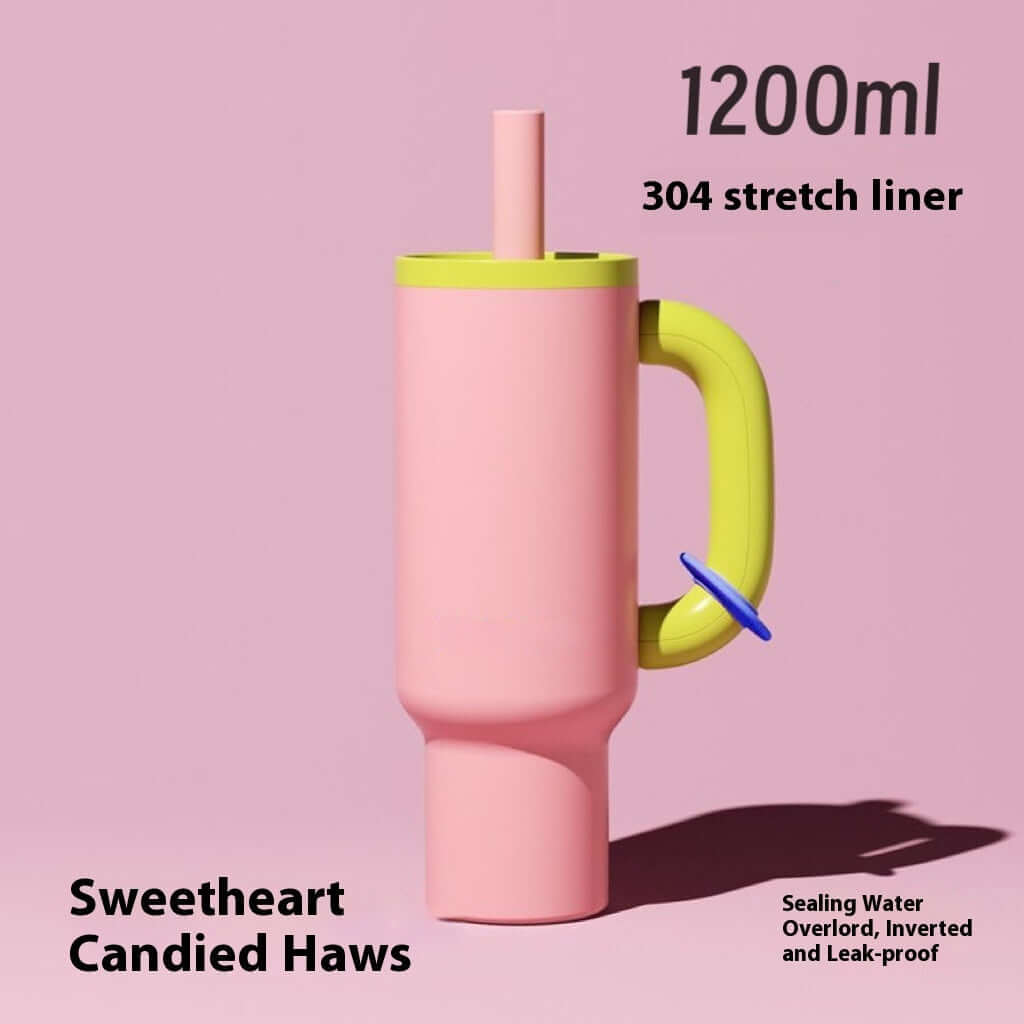 Dopamine Overlord Handle Straw Stainless Steel Vacuum Cup Abysaz Kollectionz