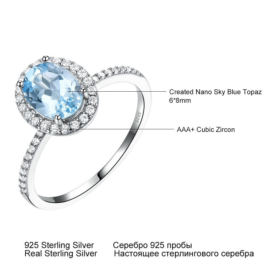 Oval Classic  Morganite Ring Female Jewellery Abysaz Kollectionz