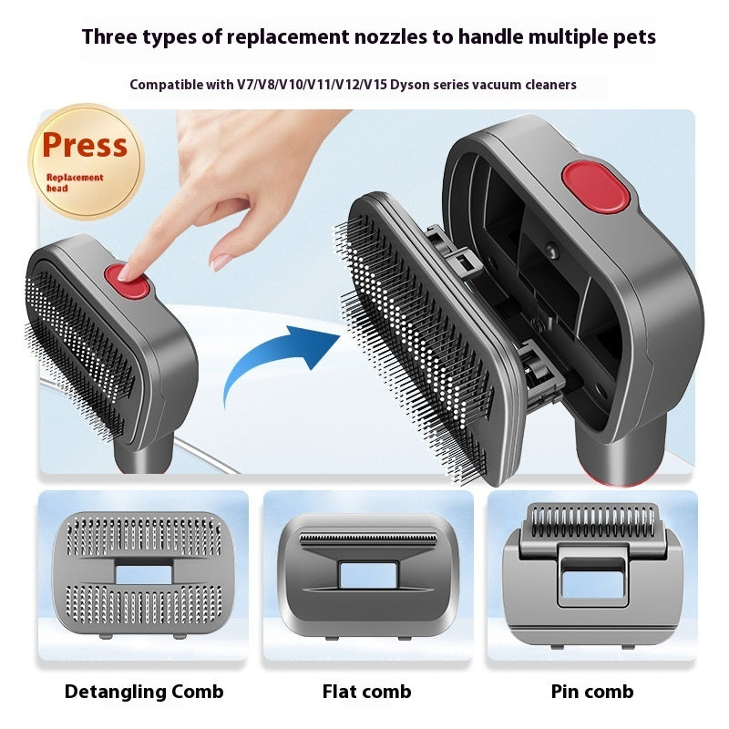 Full Series Dogs And Cats Hair Suction Head Accessories Comb Suit Pet Shaver Abysaz Kollectionz