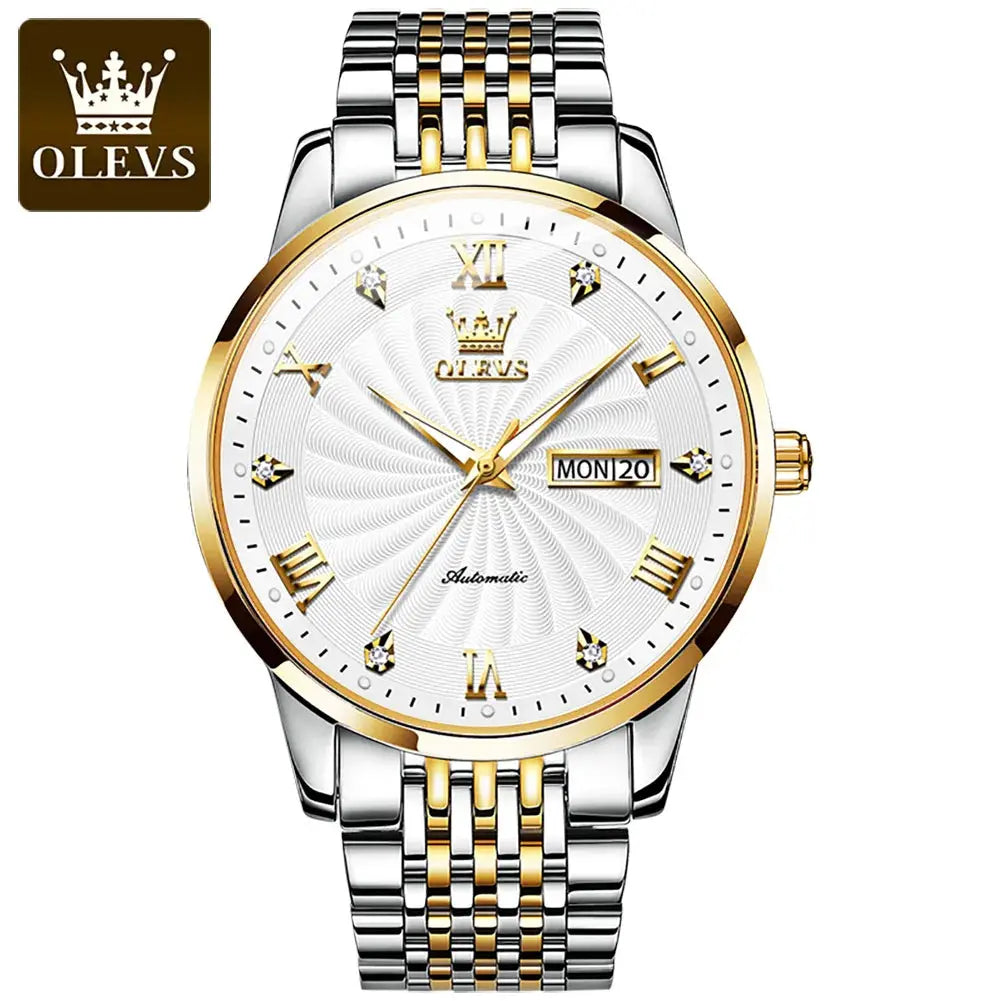 Top Brand Luxury Watch for Men Automatic Movement Mechanical Male Wristwatch Waterproof Stainless Steel Men'S Watches