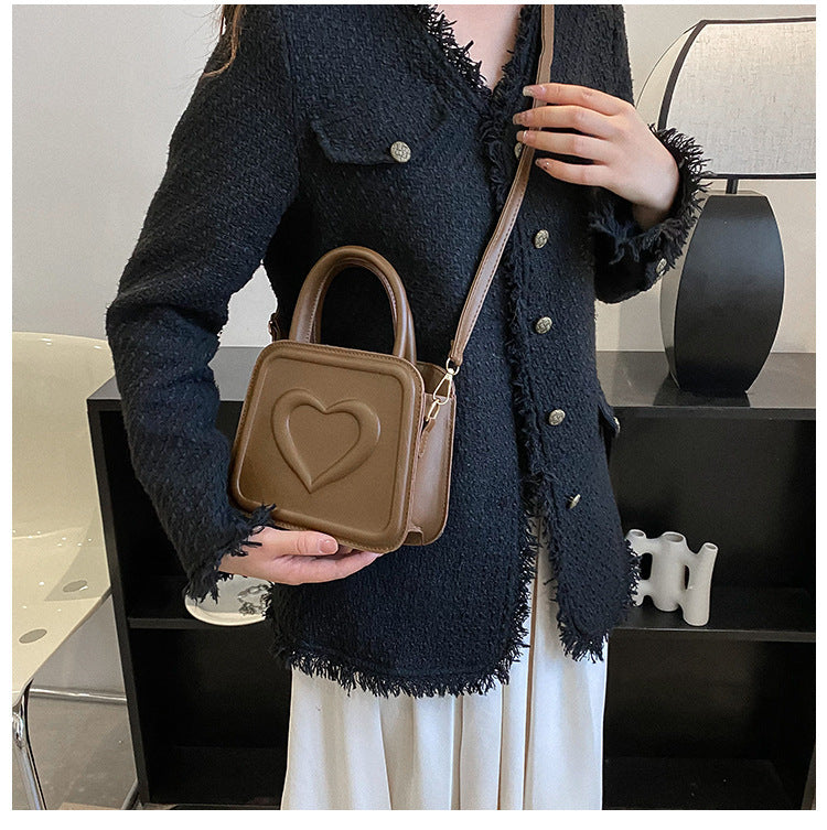 Love Small Square Bag Casual Fashion Shoulder Crossbody Bags Abysaz Kollectionz