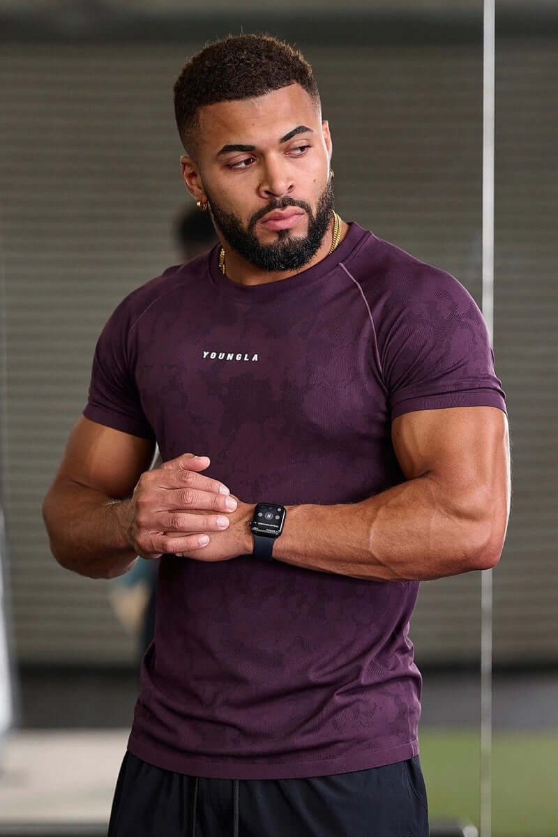 Workout Clothes Camouflage Sports T-shirt Men Abysaz Kollectionz