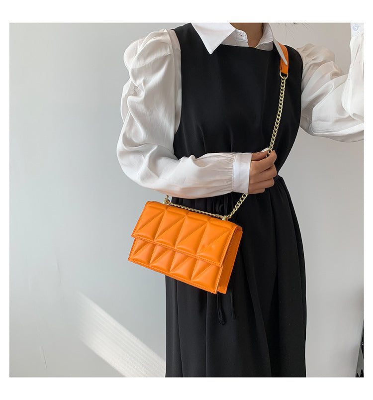 Small Square Bags Fashion Chain Crossbody Shoulder Bag - Abysaz Kollectionz