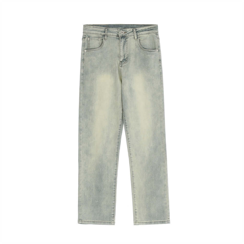 Printed Washed Worn Jeans Men - Abysaz Kollectionz