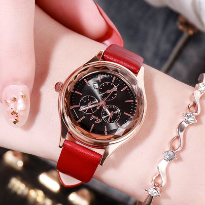 Casual Women's Student Quartz Calendar Wrist Watch Abysaz Kollectionz
