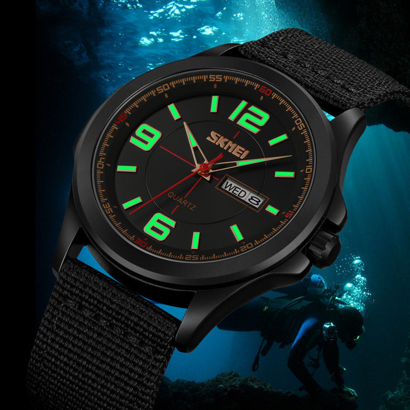 Classic Men's Watch Round Luminous Waterproof Quartz Wrist Watch Abysaz Kollectionz