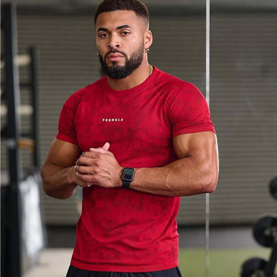 Workout Clothes Camouflage Sports T-shirt Men Abysaz Kollectionz