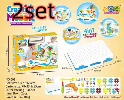 Creative Building Kits Educational Blocks Sets - Abysaz Kollectionz