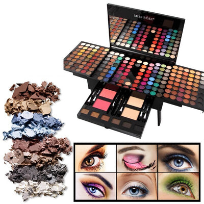 180 Colors Eyes Shadow Blush Set Personalized Piano-shaped Makeup Palette Box Abysaz Kollectionz