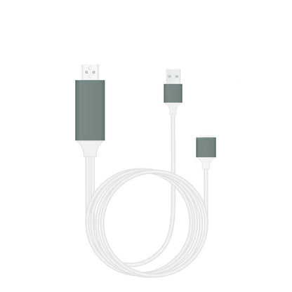 Type-C To HDMI Three In One Mobile Phone Projection Cable - Abysaz Kollectionz