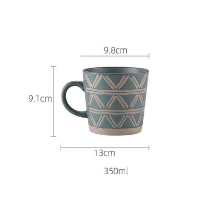 Stoneware Mug Coffee Cup Couple Water Cup Abysaz Kollectionz