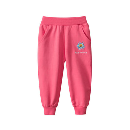 Girls' Trousers, Children's Outer Wear, Thin Western-Style Sports Pants For Kids - Abysaz Kollectionz