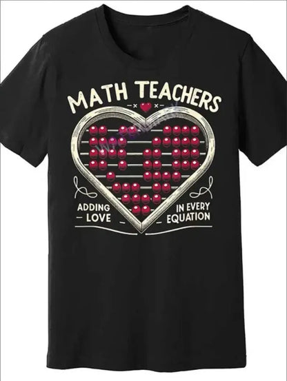 Fashionable Letter Men Heart-Shaped Design T-Shirt