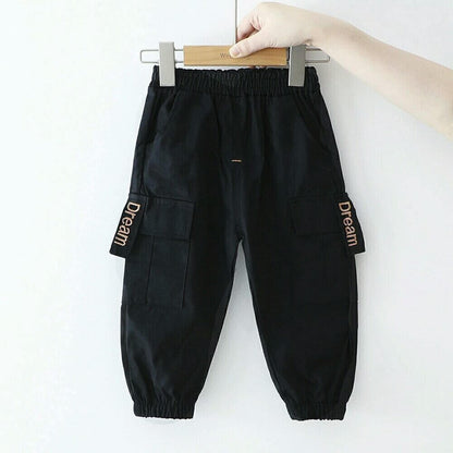 New Overalls, Children's Casual Pants, Korean Sports Trousers, Male Baby Pants, Outer Wear - Abysaz Kollectionz
