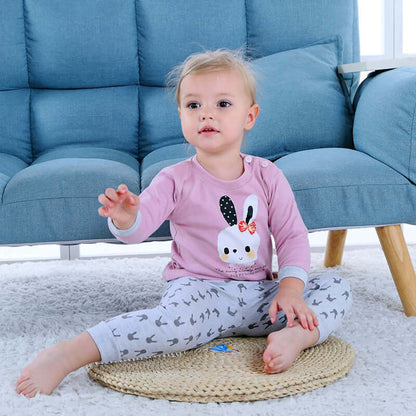 Children's Home Wear Long Sleeve Baby Thermal Pajamas Baby Underwear Set Kids - Abysaz Kollectionz