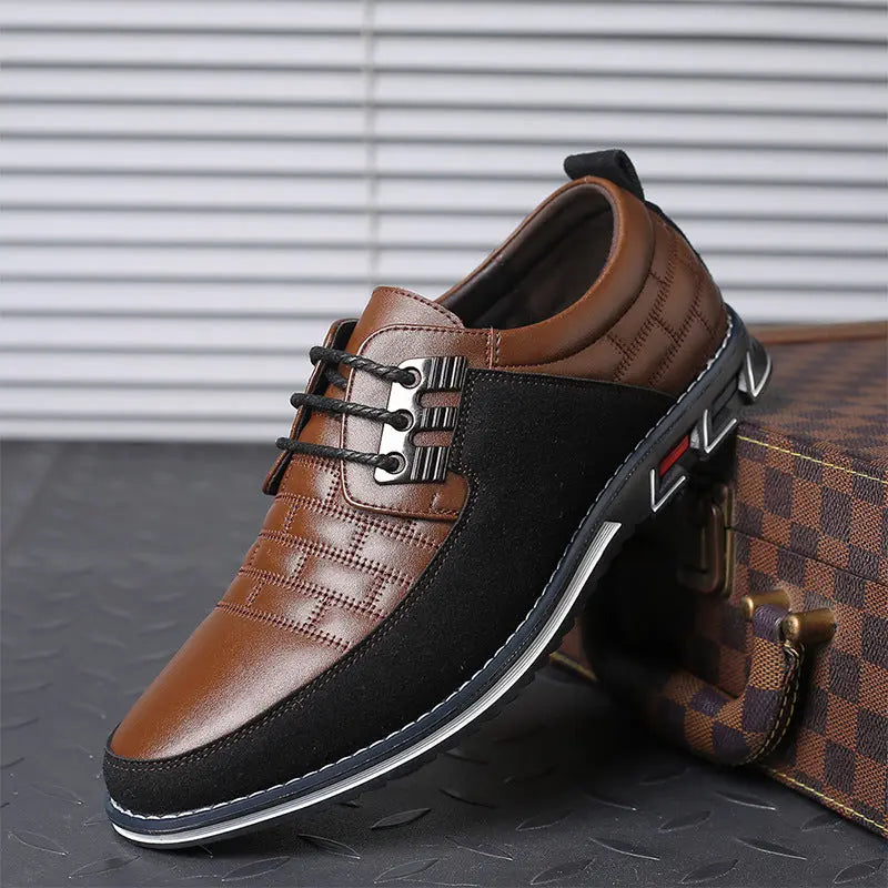 Casual Leather Shoes Men's Shoes British Shoes - Abysaz Kollectionz
