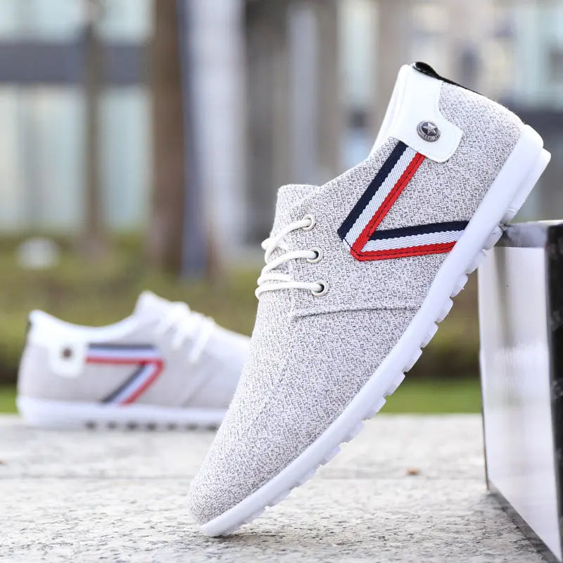 Men'S Soft-Soled Canvas Shoes, Sports And Leisure Old Beijing Cloth Shoes, Peas Shoes - Abysaz Kollectionz