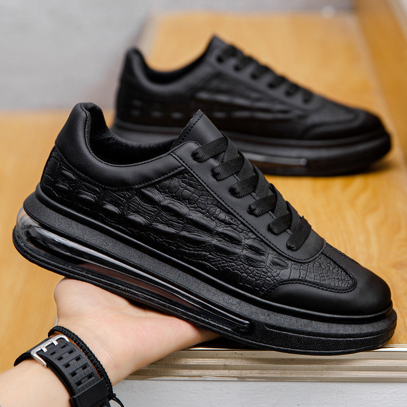 Trendy Leather Men's Shoes Fashion Casual Sneakers Abysaz Kollectionz