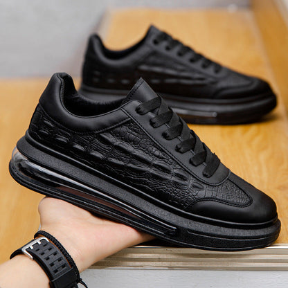 Trendy Leather Men's Shoes Fashion Casual Sneakers Abysaz Kollectionz