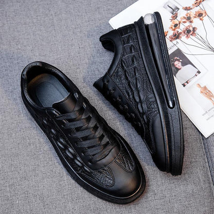 Trendy Leather Men's Shoes Fashion Casual Sneakers Abysaz Kollectionz