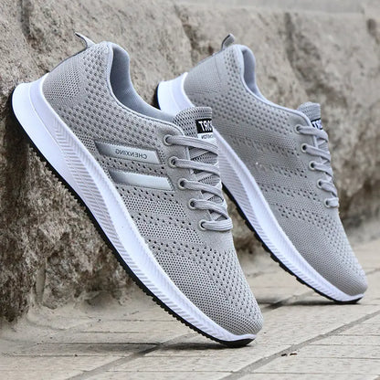 Breathable Mesh Shoes Casual Sports Shoes Deodorant Tide Shoes Non-Slip Running Shoes Work Shoes Men - Abysaz Kollectionz