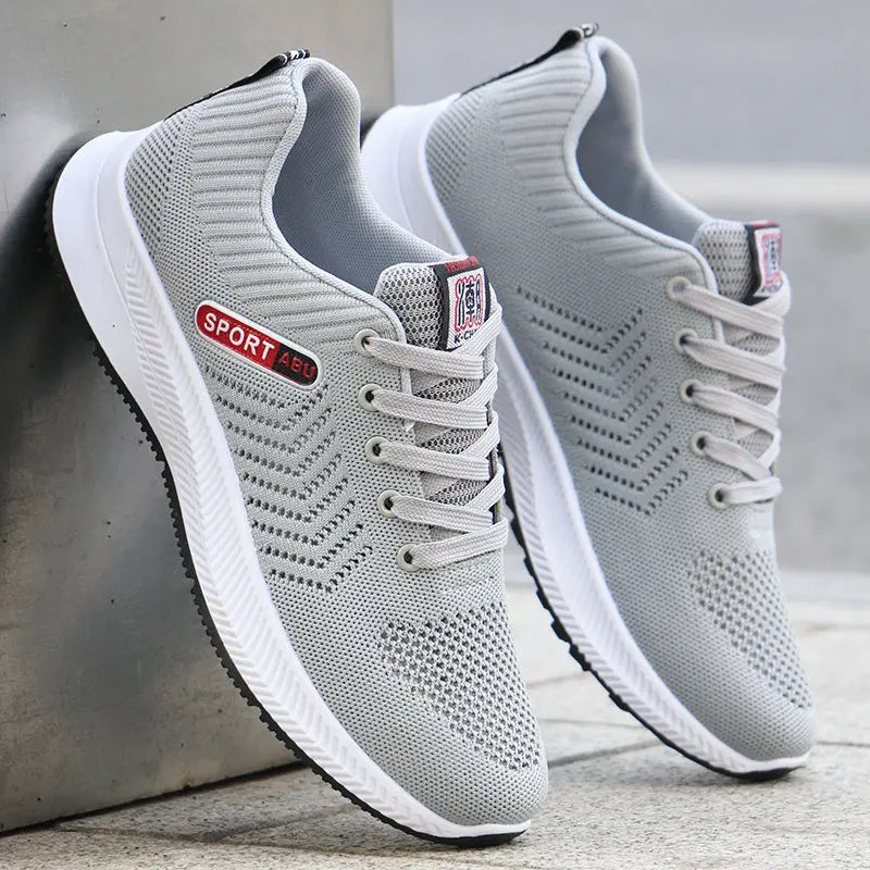 Breathable Mesh Shoes Casual Sports Shoes Deodorant Tide Shoes Non-Slip Running Shoes Work Shoes Men - Abysaz Kollectionz