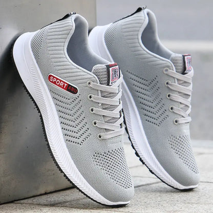 Breathable Mesh Shoes Casual Sports Shoes Deodorant Tide Shoes Non-Slip Running Shoes Work Shoes Men - Abysaz Kollectionz