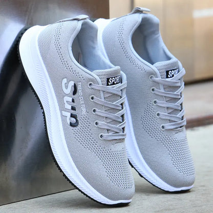 Breathable Mesh Shoes Casual Sports Shoes Deodorant Tide Shoes Non-Slip Running Shoes Work Shoes Men - Abysaz Kollectionz