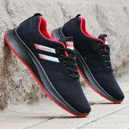 Breathable Mesh Shoes Casual Sports Shoes Deodorant Tide Shoes Non-Slip Running Shoes Work Shoes Men - Abysaz Kollectionz