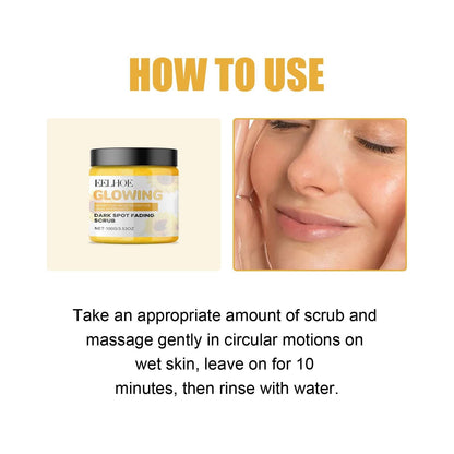 Eelhoe Turmeric Exfoliating Facial Scrub For Deep Cleansing Of Delicate Pores And Beauty Cleansing Treatment Abysaz Kollectionz