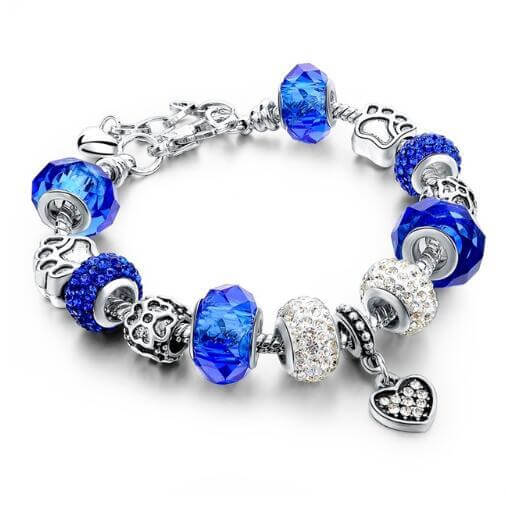 Crystal Beads Bracelets & Bangles Snake Chain Charm Bracelets For Women Jewellery - Abysaz Kollectionz