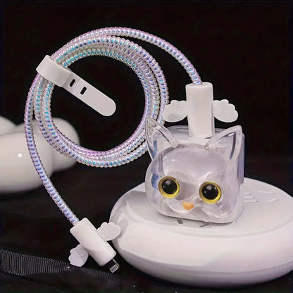Abysaz Kollectionz Stereo Cartoon Data Cable Charger Protective Cover - Abysaz Kollectionz