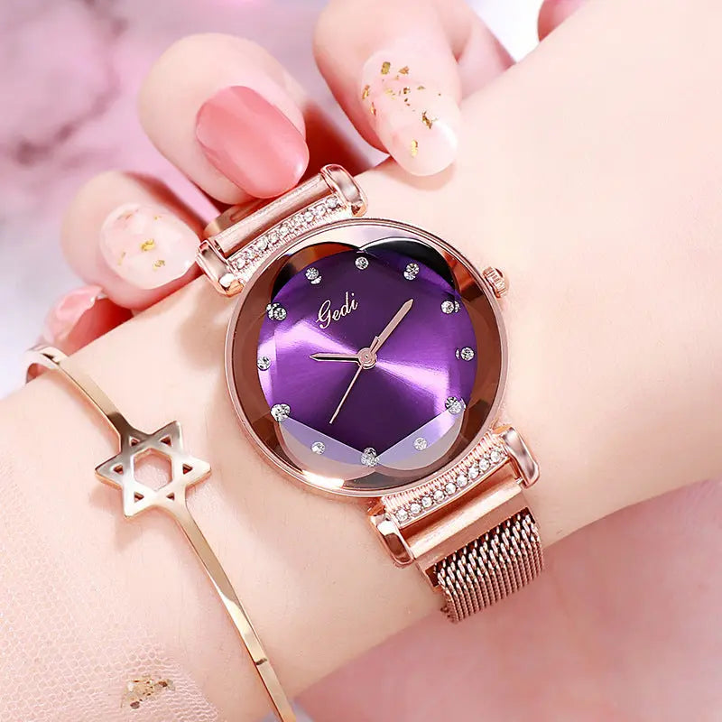 Women's Magnet Watch Fashion All-match Simple Wrist - Abysaz Kollectionz