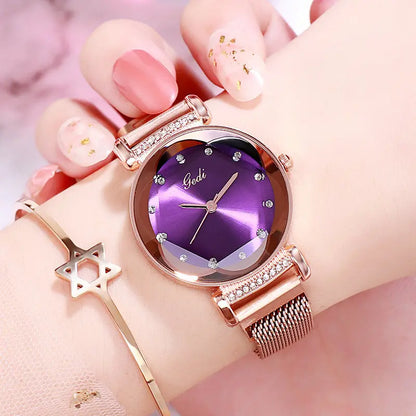 Women's Magnet Watch Fashion All-match Simple Wrist - Abysaz Kollectionz