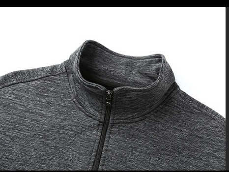 Dad Wears A Jacket With A Stand-up Collar And A Casual Jacket Abysaz Kollectionz