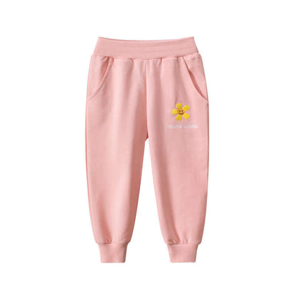 Girls' Trousers, Children's Outer Wear, Thin Western-Style Sports Pants For Kids Abysaz Kollectionz