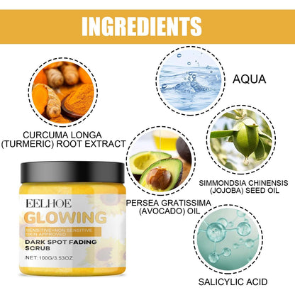 Eelhoe Turmeric Exfoliating Facial Scrub For Deep Cleansing Of Delicate Pores And Beauty Cleansing Treatment Abysaz Kollectionz