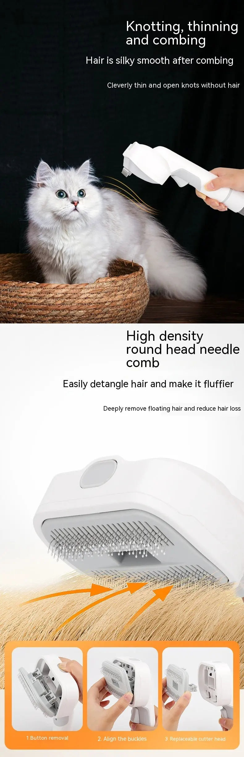 Pet Blowing And Combing All-in-one Machine Large Dog Lady Shaver - Abysaz Kollectionz