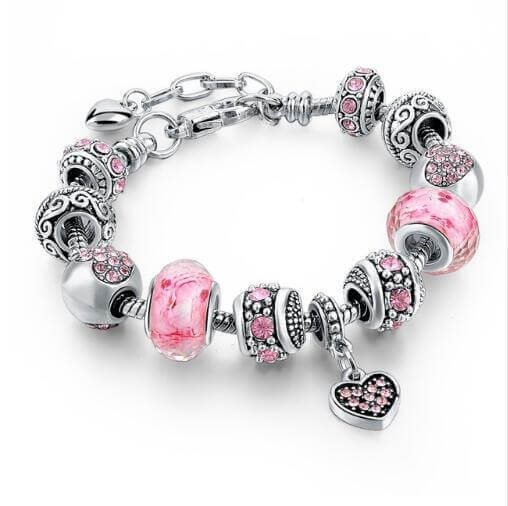 Crystal Beads Bracelets & Bangles Snake Chain Charm Bracelets For Women Jewellery Abysaz Kollectionz