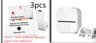 Portable Mini Thermal Label Printer Home Photo Printer Student Wrong Question Printer Bluetooth-compatible Mini Label Printer Price Tag Abysaz Kollectionz