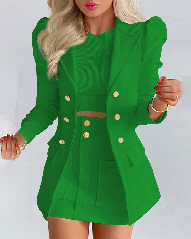 Fashion Solid Color Casual Suits Women's Abysaz Kollectionz