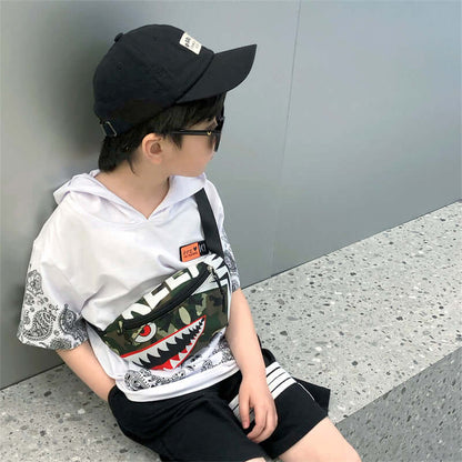 Little Shark Children's Handsome Fashion Trending Chest Bag Abysaz Kollectionz