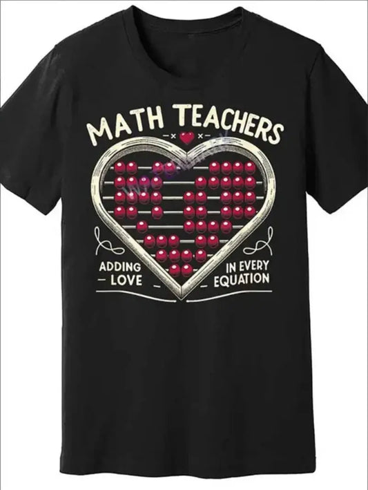 Fashionable Letter Men Heart-Shaped Design T-Shirt