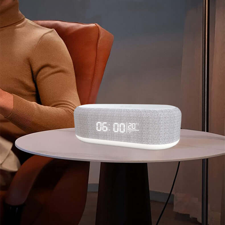 Abysaz Kollectionz Four-in-one Small Night Lamp Alarm Clock Wireless Charger - Abysaz Kollectionz